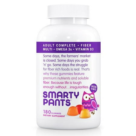 Smarty Pants adultes complets et fibres gélifiés, 180 Ct