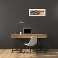 thumbnail image 3 of May 32x13 White Modern Wood Framed Museum Art Print Titled - Brooklyn Cafe, 3 of 4