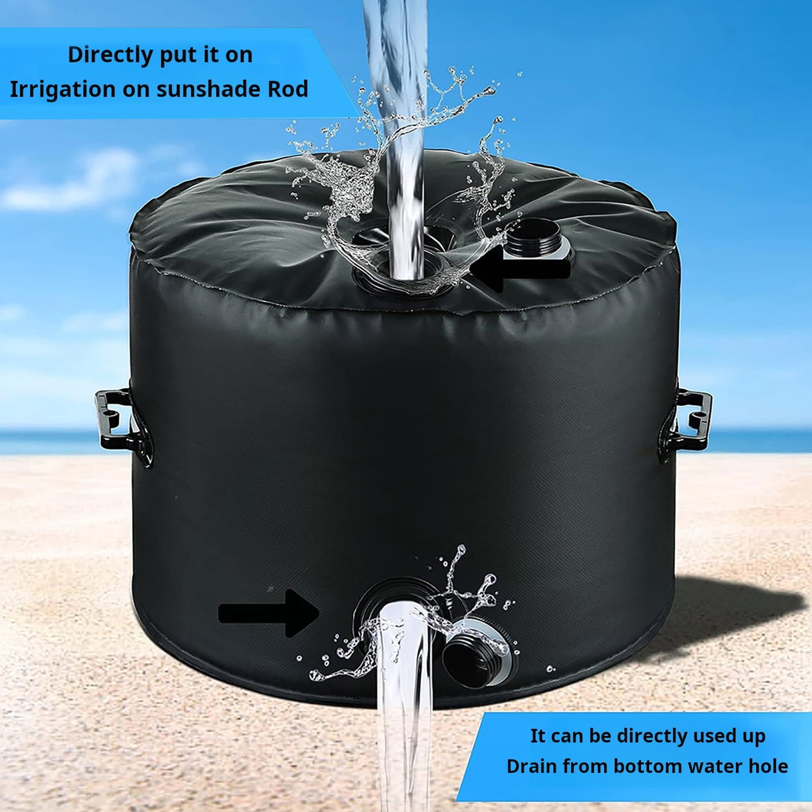 Homerr Water Filled Umbrella Base Umbrella Base Water-Filled Umbrella Base Large Capacity, 100lb Weight