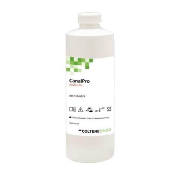 Coltene Whaledent 60011160 CanalPro Endodontic Solution NaOCl Sodium Hypochlorite 3% 480 mL