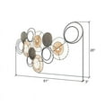 thumbnail image 6 of Maela Contemporary Abstract Plate Metal Wall Art, 6 of 6