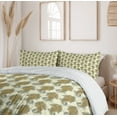 thumbnail image 6 of Ambesonne Bohemian Duvet Cover Sets, Boho Culture Leaf, 2-King, Mustard, 6 of 7