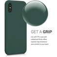 thumbnail image 3 of kwmobile Étui en Silicone TPU Compatible avec Apple iPhone TP - Housse de Protection en Caoutchouc Souple et Flexible - Vert Mousse, 3 of 5