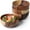 S+M, variant on Sunjoy Tech Wooden Salad Bowl - Mixing Salad Bowls for Salad, Fruits and Cereal, Household Round Bowl Dinnerware Basin Container Kitchen Tool