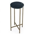 thumbnail image 1 of Butler Specialty Company Nigella Marble and Cross Legs Side Table - Green Marble, 1 of 5