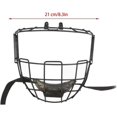 thumbnail image 3 of Wire Face Shield Protective Mask Accessories Ice Hockey Exercise Game Protective Equipment Hockey Helmet Visor for Outdoor Use, 3 of 5