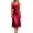 Red, variant on XuJwPNcy Satin Nightgowns for Women Sleeveless Spaghetti Strap Sleep Dress V Neck Long Nightwear Summer Comfy Sleepwear