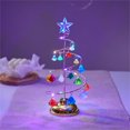 thumbnail image 1 of Fiudx Lámpara Led de Árbol de Navidad, Elegante Diseño de Colgante de Cristal, Luz Suave y Sin Parpadeos, Decoración para Fiestas En Casa o En La Oficina, Uso En Interiores y Exteriores, Funciona con, 1 of 2