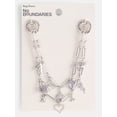thumbnail image 2 of No Boundaries Women’s Swag Chain Bag Charms, Silver Tone, 2 of 3