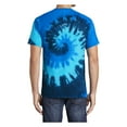 thumbnail image 2 of Yellow Rooster Men's Short Sleeve Tie-Dye Male Cotton T-Shirts Ocean Rainbow 4XL, 2 of 6