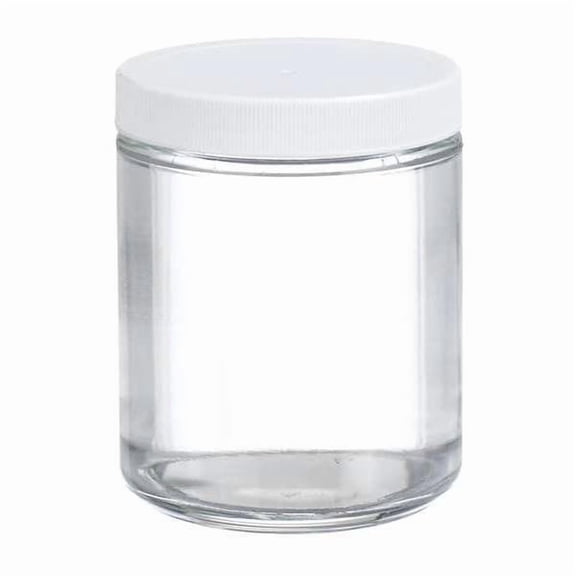 Wheaton Glass Jar,8 oz,PK12 W216905