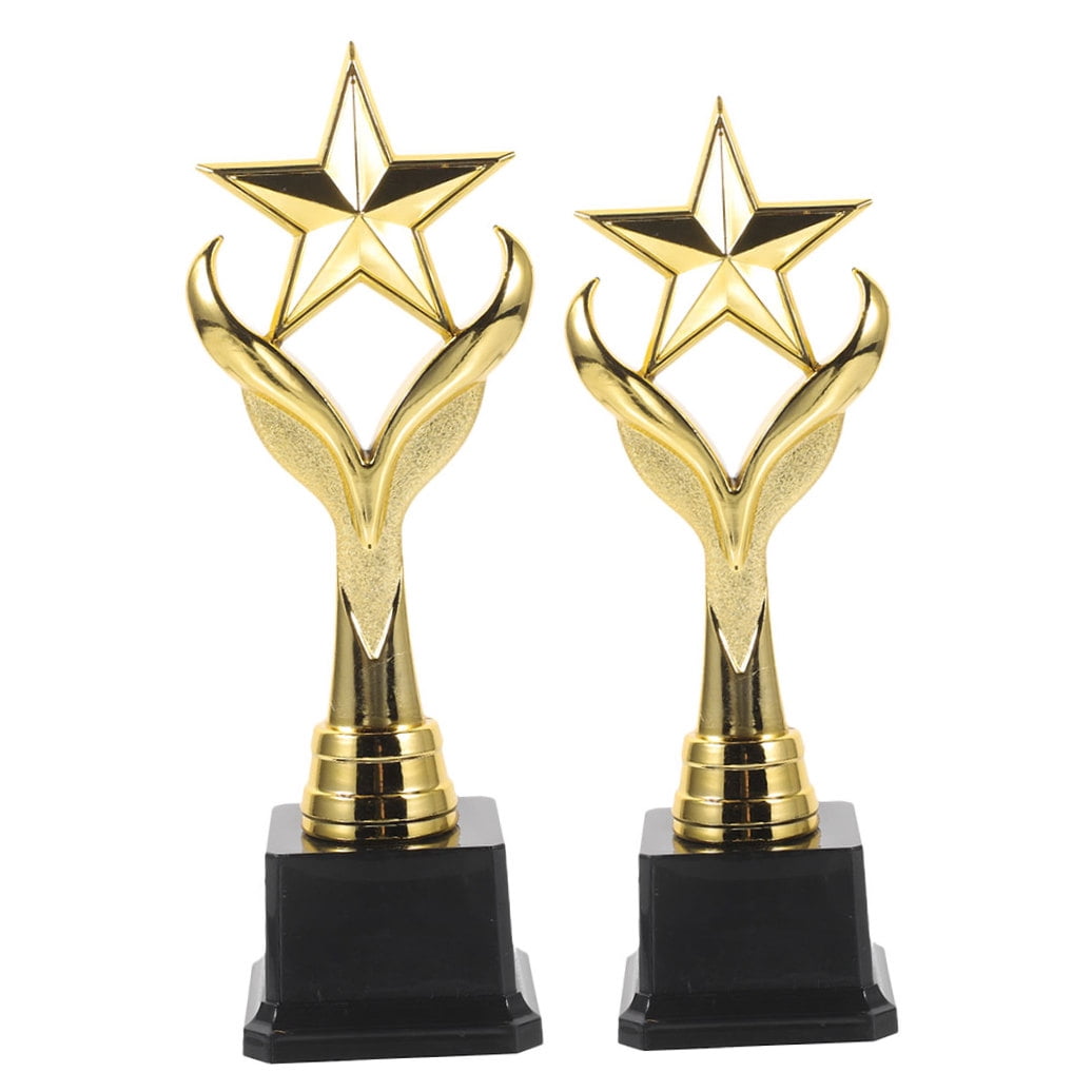 WHAMVOX  2 Pcs Kids Prizes for Rewards Party Birthday Awards Child Golden