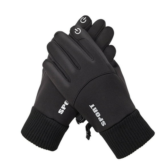 TELOLY Football Gloves Ideal for Driving Football Gloves Enhanced Comfort Youth Football Gloves Quick to Slip On Black L
