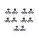 thumbnail image 2 of 5 piezas de aretes de circón para niñas hermosas, accesorio de moda, aretes pequeños, regalo de festival, vestido femenino, adorno blanco S Ropa, zapatos y accesorios Miscelánea Negro M Guardurnaity AP009683-15B, 2 of 6