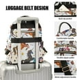 thumbnail image 3 of FORMRS Mini Backpack Purse for Women Quilted Travel Daypack Casual Shoulder Bag, Rainbow Stars Pattern, 3 of 7