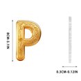 thumbnail image 3 of 26 Alphabet Series 2D Acrylic Backpack Car Pendant Decoration Ornament, 3 of 7