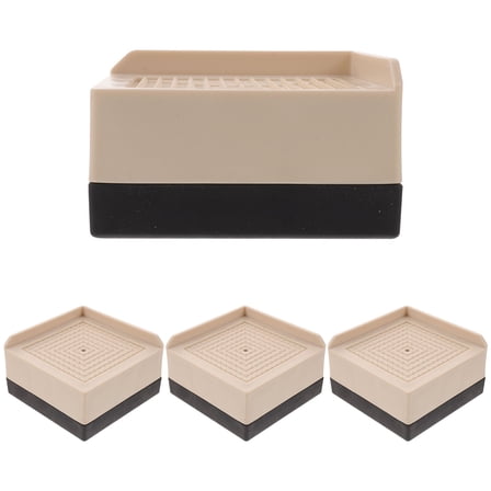 Bed Risers Heavy Duty Furniture Risers, 2 inch Bed Lifts Risers Support up to 5000 Lbs, Suitable for Couch, Desk, Bed, Table and Chair (Set of 4)
