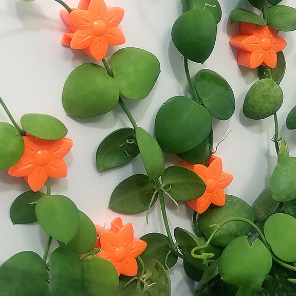 10 Pack Plant Climbing Wall Fixture Clips Plant Vine Wall Clips Flower Shape Plant Climber Acrylic Adhesive Stickers Plant Vine Hooks Hanging Plant Support Clips