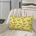 thumbnail image 5 of Logiee Floral Squirrel Print Pillow Case,Throw Pillow Covers, Double Sided Plush Cushion Cover for Couch Sofa Bed, Only Pillowcase-14"x20", 5 of 6