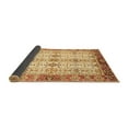 thumbnail image 2 of Ahgly Company Indoor Square Abstract Brown Modern Area Rugs, 5' Square, 2 of 4
