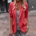thumbnail image 2 of LYXSSBYX Womens Long Sleeve Dress Fashion Women Casual Pockets Long Sleeve Casual Solid Coat Cardigan Blouse, 2 of 9