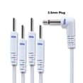 thumbnail image 3 of Cables conductores TENS con descuento, duplicador de puertos, conectores de 4 pines de 2 mm (paquete de 2), 3 of 5