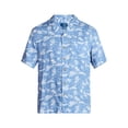 thumbnail image 5 of George Men's Relaxed Fit Printed Camp Shirt with Short Sleeves, Sizes S-3XLT, 5 of 5