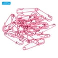 thumbnail image 3 of Uxcell Safety Pins 1.57 Inch Large Metal Sewing Pins Light Pink 24Pcs, 3 of 5