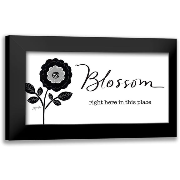 LaPoint, Annie 14x9 Black Modern Framed Museum Art Print Titled - Blossom