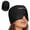 Black, variant on Natural Migraine & Headache Relief Cooling Cap | Hot & Cold Gel Head Wrap | 360° Coverage, Built-in Eye Mask | One Size Fits Most | Black
