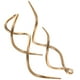 thumbnail image 2 of GOOHOCHY 2 pendientes de acero inoxidable con forma de espiral y forma de gota., 2 of 8
