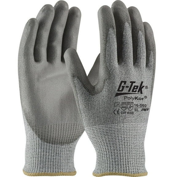Protective Industrial Products Gloves Gray Seamless Knit G-Tek Polykor Blended Xl 12 Pairs Of Gloves