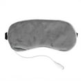 thumbnail image 3 of FZFLZDH Sleep Eye Mask USB Heating Steam Eye Shade Lavender Massager for Eyes Sleeping Travel Sleeping Mask Soft Eye Shade Cover for Travel Yoga Nap, Gray, 3 of 5
