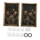 thumbnail image 3 of 2 piezas de pósteres de pared de Feliz Halloween, decoración temática de arte de pared, atmósfera aterradora Estilo F, 3 of 9