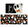 thumbnail image 1 of Juego De Alfombras De Cocina Para Halloween Alfombra De Cocina Con Calabazas Y Letras De Halloween Almohada Lavable Juego De Alfombras De Cocina Cómodas, 1 of 4