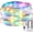 Multicolor, variant on Rope String Lights- 12M 100LED Rope String Lights Ribbon Mood Rope Light Waterproof USB Tube Lights 8 Modes.