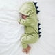 thumbnail image 1 of Recién Nacido Bebé Niños Niñas Dinosaurio Con Capucha Mameluco Mono Pijamas Ropa De Dormir, 1 of 3
