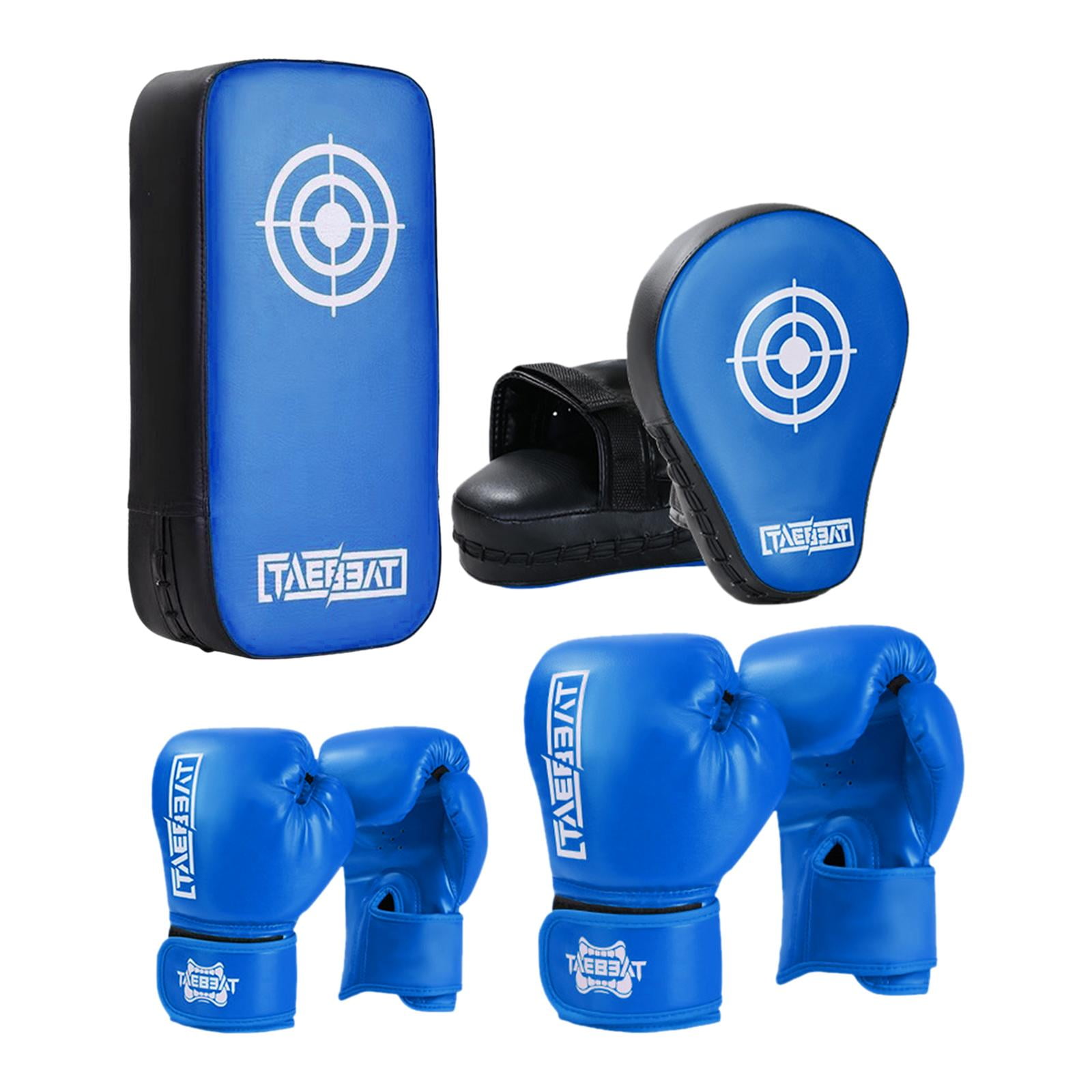 Colaxi Boxing Pads Gloves Punching Mitts Kick Pack Set Boxing