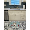 thumbnail image 3 of Carolines Treasures BB1724RUG Hiver Vacances Borzoi Machine Lavable Mémoire Mousse Tapis, 3 of 4