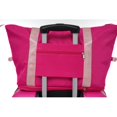 thumbnail image 6 of Euroco 3 Piece Hardshell Luggage Sets, 20in & 28in Suitcase Set with Compact Travel Bag,Spinner Wheels and TSA Lock, Lightweight Checked Luggage for Women Men,Pink, 6 of 8