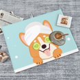 thumbnail image 6 of Kdxio Corgi With Towel Ans Slice Cucumber for Dish Drying Mat,24*18 inch Absorbent Dish Drainer Kitchen Counter,Large Size Dish Drying Pad for Countertops,Draining Racks, 6 of 6