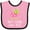 Pink and Black, variant on Inktastic Gigi Valentines Day Grandchild Ladybug Girls Baby Bib