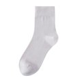thumbnail image 2 of 1 Pair Cooling Seamless Mid-Calf Socks for Women, Lightweight Breathable Odor-Resistant Liners with Moisture-Wicking Fabric for Summer & Daily Wear Light Purple, 2 of 3