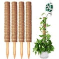 thumbnail image 1 of Palitos para plantas, 4 unidades, 40 cm, palitos para plantas, palitos de musgo de coco para plantas monstera, 1 of 6