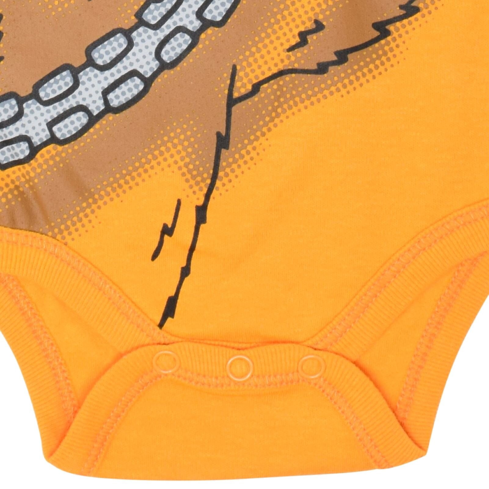 Star Wars Baby Boys' 5-Pack Short Sleeve Bodysuits Star Wars Yellow Red