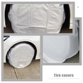 thumbnail image 2 of OULII 4Pcs Easy Install Rv Tire Covers Silver Oxford Cloth Wheel Tire Protectors for Trucks and Trailers, 2 of 8