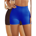 thumbnail image 1 of Set De 2 Biker Short Mujer Unitalla Shores Deportivos Dama Chores Gym, 1 of 5