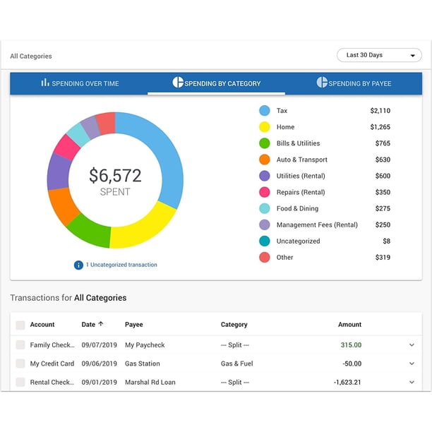 Quicken Deluxe Personal Finance 2020 – Manage your money and save – 1-Year  Subscription (Windows/Mac) - Walmart.com