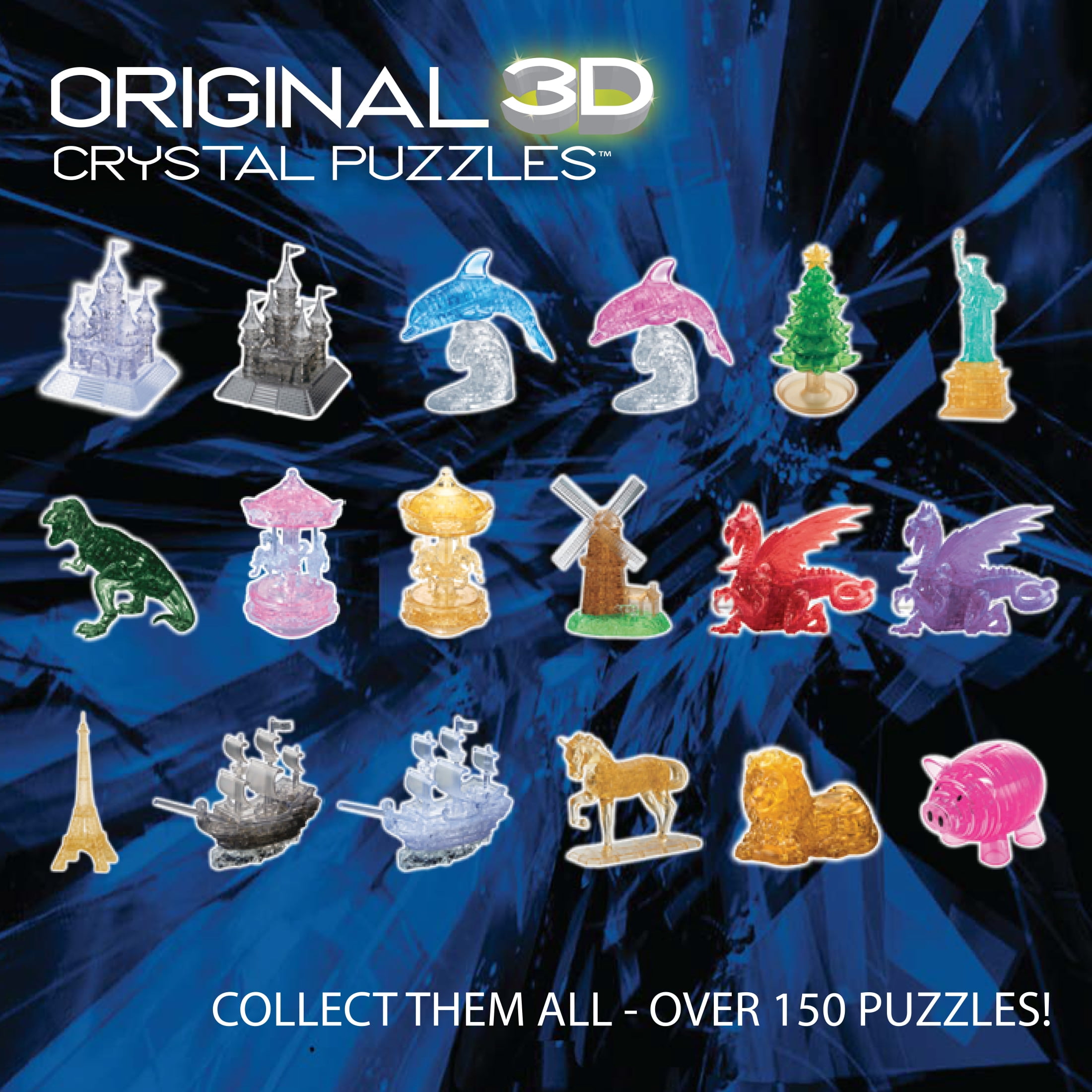 Original 3D Crystal Puzzle Deluxe Carousel FREE SHIPPING 