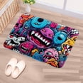 thumbnail image 5 of Graffiti Non-Slip Machine Washable Polyester Kitchen Mat Indoor Rug Kitchen Rug, 5 of 6